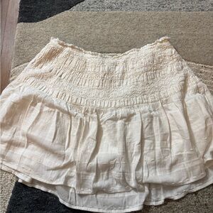Zara Cream Mini Skirt